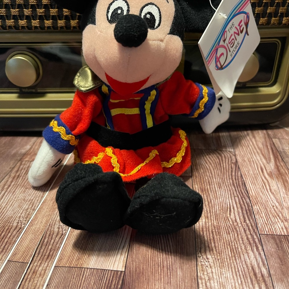 Disney Mickey Mouse Nutcracker Plush in Red, Blue & Gold